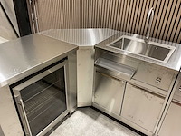 Buitenkeuken koelkast-hoek-wasbak-grill bbq - afbeelding 25 van  46