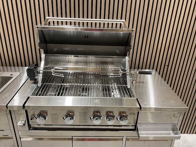 Buitenkeuken koelkast-hoek-wasbak-grill bbq - afbeelding 28 van  46