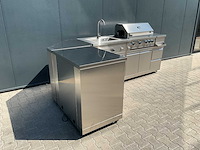 Buitenkeuken koelkast-hoek-wasbak-grill bbq - afbeelding 34 van  46