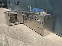 Buitenkeuken koelkast-hoek-wasbak-grill bbq - afbeelding 43 van  46