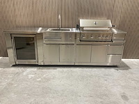 Buitenkeuken koelkast-wasbak-bbq grill bbq - afbeelding 18 van  39