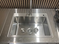 Buitenkeuken koelkast-wasbak-bbq grill bbq - afbeelding 22 van  39