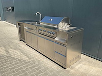 Buitenkeuken koelkast-wasbak-bbq grill bbq - afbeelding 12 van  39