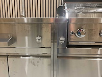 Buitenkeuken koelkast-wasbak-bbq grill bbq - afbeelding 32 van  39
