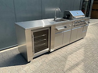 Buitenkeuken koelkast-wasbak-bbq grill bbq - afbeelding 34 van  39
