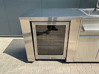 Buitenkeuken koelkast-wasbak-bbq grill bbq - afbeelding 38 van  39