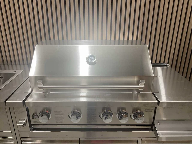 Buitenkeuken koelkast-wasbak-bbq grill bbq - afbeelding 30 van  41