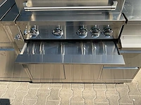 Buitenkeuken koelkast-wasbak-bbq grill bbq - afbeelding 15 van  41
