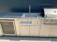 Buitenkeuken koelkast-wasbak-bbq grill-burner bbq - afbeelding 45 van  51