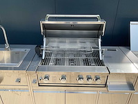 Buitenkeuken koelkast-wasbak-bbq grill-burner bbq - afbeelding 48 van  51