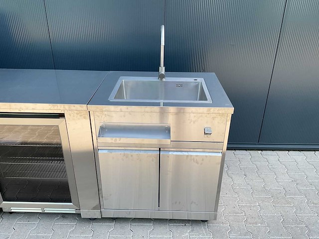 Buitenkeuken pizza-burner-koelkast-wasbak bbq - afbeelding 28 van  41