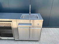 Buitenkeuken pizza-burner-koelkast-wasbak bbq - afbeelding 28 van  41