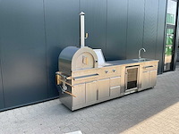 Buitenkeuken pizza-burner-koelkast-wasbak bbq - afbeelding 30 van  41