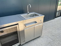 Buitenkeuken pizza-burner-koelkast-wasbak bbq - afbeelding 34 van  41