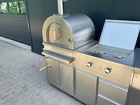 Buitenkeuken pizza-burner-koelkast-wasbak bbq - afbeelding 36 van  41