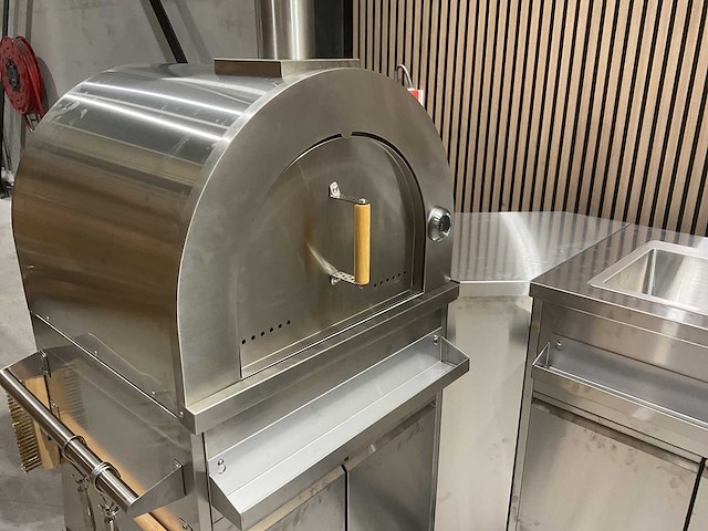 Buitenkeuken pizza-hoek-wasbak-koelkast-grill bbq - afbeelding 21 van  50