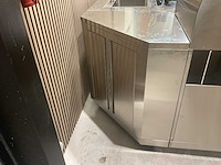 Buitenkeuken pizza-hoek-wasbak-koelkast-grill bbq - afbeelding 58 van  64