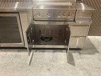 Buitenkeuken pizza-hoek-wasbak-koelkast-grill bbq - afbeelding 63 van  72