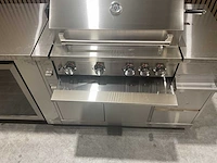 Buitenkeuken pizza-hoek-wasbak-koelkast-grill bbq - afbeelding 64 van  72