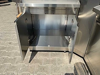Buitenkeuken pizza-hoek-wasbak-koelkast-grill bbq - afbeelding 70 van  72