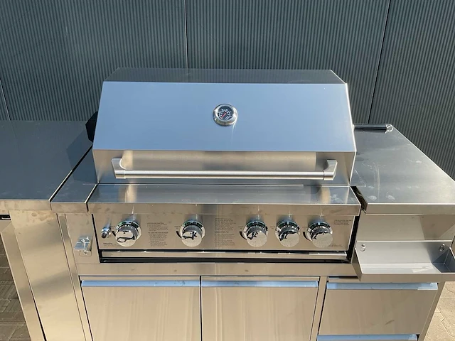 Buitenkeuken pizza-hoek-wasbak-koelkast-grill bbq - afbeelding 17 van  72