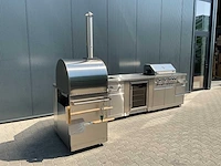 Buitenkeuken pizza-hoek-wasbak-koelkast-grill bbq - afbeelding 32 van  72