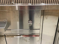 Buitenkeuken pizza-hoek-wasbak-koelkast-grill bbq - afbeelding 37 van  52