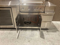 Buitenkeuken pizza-hoek-wasbak-koelkast-grill bbq - afbeelding 45 van  52