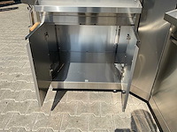 Buitenkeuken pizza-hoek-wasbak-koelkast-grill bbq - afbeelding 49 van  52