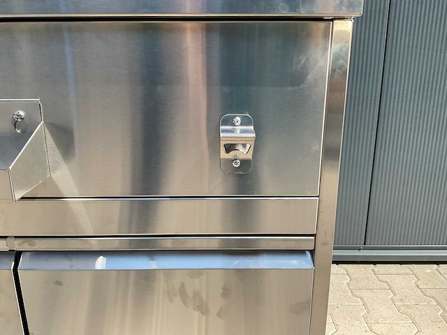 Buitenkeuken pizza-koelkast-wasbak bbq - afbeelding 8 van  40