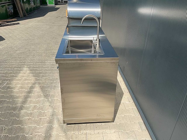 Buitenkeuken pizza-koelkast-wasbak bbq - afbeelding 10 van  40