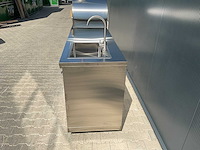 Buitenkeuken pizza-koelkast-wasbak bbq - afbeelding 10 van  40