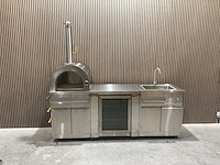 Buitenkeuken pizza-koelkast-wasbak bbq - afbeelding 14 van  40