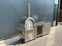 Buitenkeuken pizza-koelkast-wasbak bbq - afbeelding 12 van  40