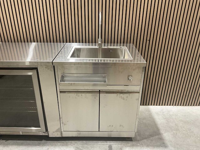 Buitenkeuken pizza-koelkast-wasbak bbq - afbeelding 24 van  40