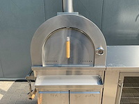 Buitenkeuken pizza-koelkast-wasbak bbq - afbeelding 36 van  40