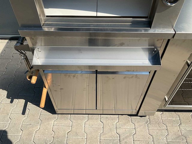 Buitenkeuken pizza-koelkast-wasbak bbq - afbeelding 39 van  40