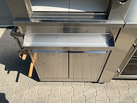 Buitenkeuken pizza-koelkast-wasbak bbq - afbeelding 39 van  40