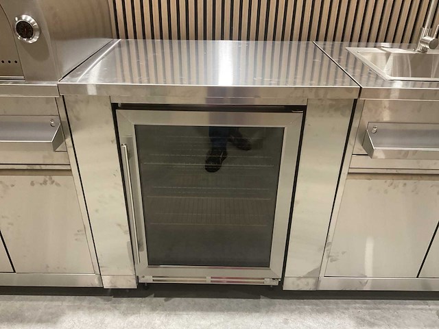 Buitenkeuken pizza-koelkast-wasbak bbq - afbeelding 2 van  6