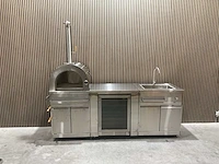 Buitenkeuken pizza-koelkast-wasbak bbq - afbeelding 24 van  40
