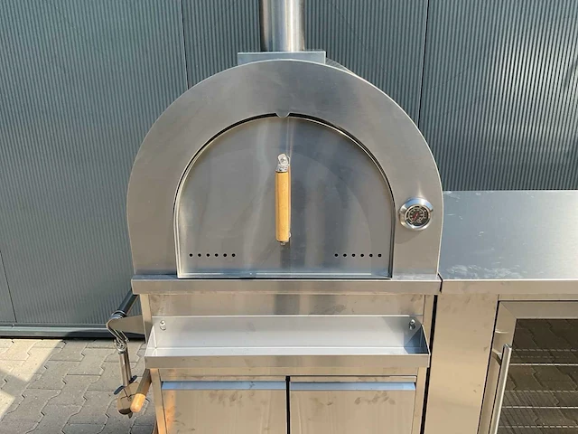 Buitenkeuken pizza-koelkast-wasbak bbq - afbeelding 15 van  40