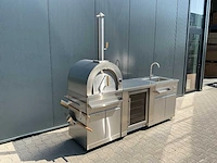 Buitenkeuken pizza-koelkast-wasbak bbq - afbeelding 12 van  40