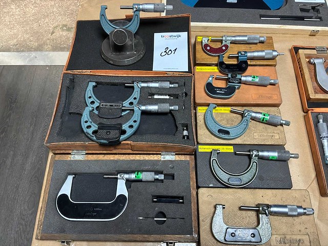 Buitenmaat micrometer (10x) - afbeelding 1 van  1