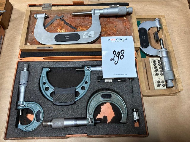 Buitenmaat micrometer (5x) - afbeelding 1 van  1