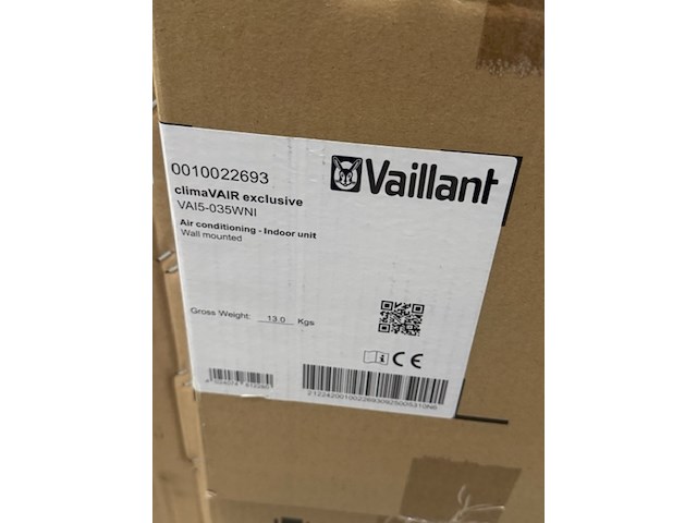 Buitenunit met 2x binnenunit, vaillant, climeair exclusive - afbeelding 2 van  5