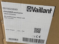 Buitenunit met 2x binnenunit, vaillant, climeair exclusive - afbeelding 2 van  5