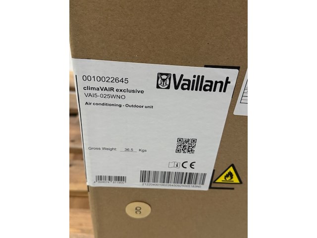 Buitenunit met 2x binnenunit, vaillant, climeair exclusive - afbeelding 2 van  4
