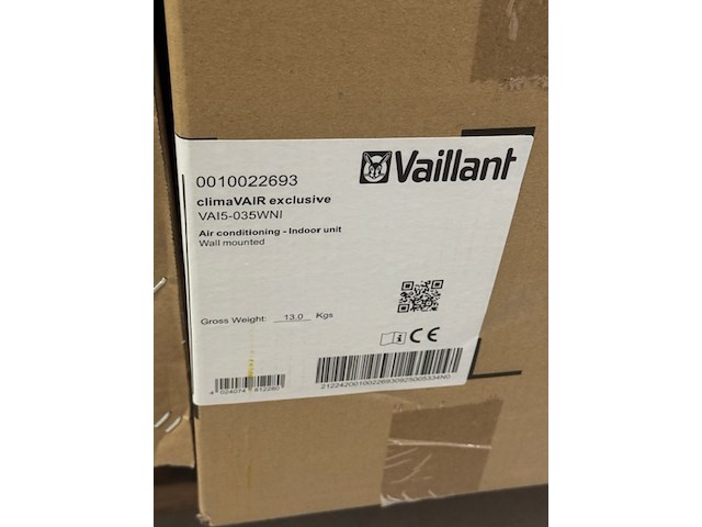 Buitenunit met 2x binnenunit, vaillant, climeair exclusive - afbeelding 4 van  4