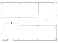 Buitenverblijf met berging 400x900x256 cm - afbeelding 6 van  14