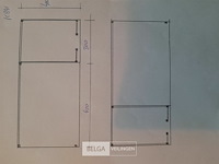Buitenverblijf met berging douglas 300x400cm, 700x400x245x230cm - afbeelding 6 van  6